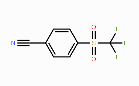 CAS No. 312-21-0, 4-(Trifluoromethanesulfonyl)benzonitrile