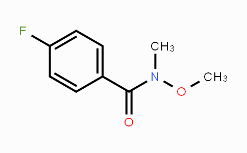 CAS No. 116332-54-8, 4-Fluoro-N-methoxy-N-methylbenzamide