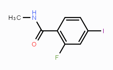 CAS No. 1351185-56-2, N-methyl-2-fluoro-4-iodobenzamide