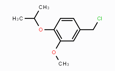 CAS No. 1036588-32-5, 4-Isopropoxy-3-methoxybenzyl chloride