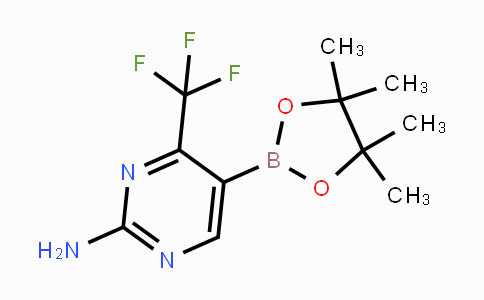CAS No. 944401-58-5, 2-Amino-4-(trifluoromethyl)pyrimidine-5-boronic acid pinacol ester