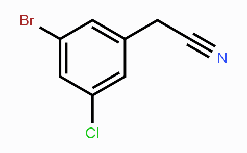 CAS No. 1056454-88-6, 3-Bromo-5-chlorophenylacetonitrile
