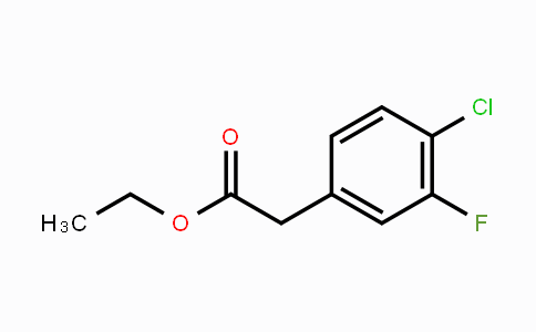 CAS No. 1256479-12-5, Ethyl 4-chloro-3-fluorophenylacetate