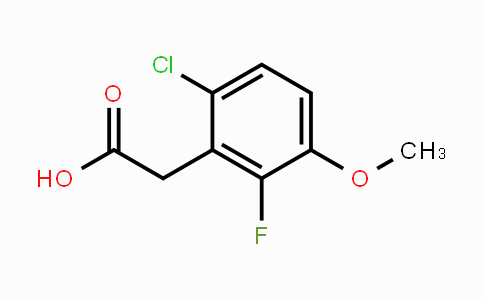 CAS No. 1017777-83-1, 6-Chloro-2-fluoro-3-methoxyphenyl acetic acid