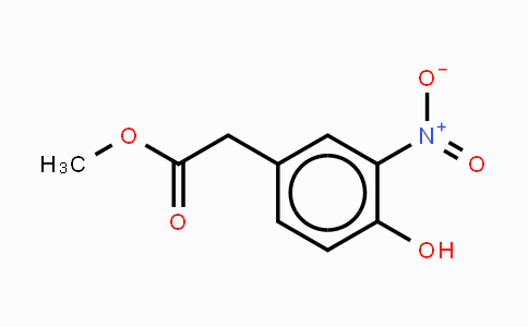 CAS No. 61873-93-6, 4-Hydroxy-3-nitro-phenylacetic acid methl ester