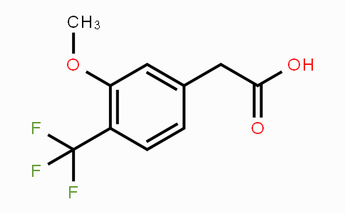 CAS No. 1214372-96-9, 3-Methoxy-4-(trifluoromethyl)phenylacetic acid