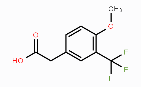 CAS No. 1000566-45-9, 4-Methoxy-3-(trifluoromethyl)phenylacetic acid