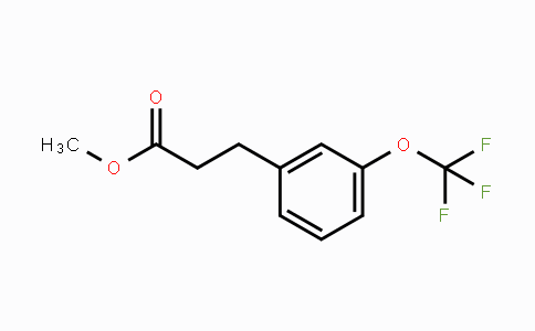 CAS No. 255895-90-0, Methyl 3-(3-(trifluoromethoxy)phenyl)propanoate