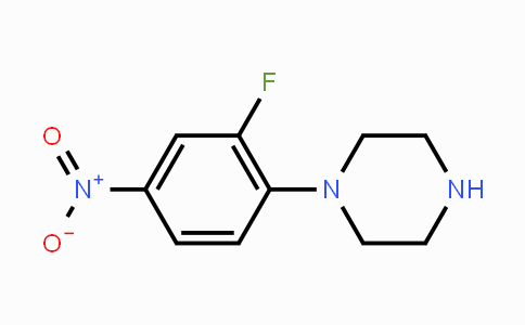 CAS No. 154590-33-7, 1-(2-Fluoro-4-nitrophenyl)piperazine