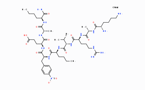 CAS No. 128340-47-6, Lys-Ala-Arg-Val-Nle-p-nitro-Phe-Glu-Ala-Nle amide