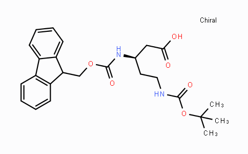 CAS No. 2044710-30-5, (R)-N-Beta-Fmoc-N-delta-Boc-3,5-diaminopentanoic acid