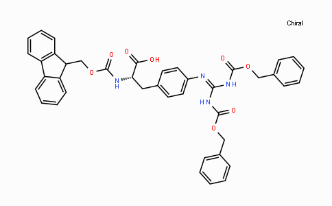 CAS No. 2044710-17-8, Fmoc-(4,Bis(Z)-guanido)Phe-OH