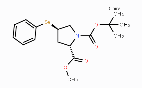 CAS No. 2166084-04-2, (2S,4R)-1-tert-Butyl 2-methyl 4-(phenylselanyl)pyrrolidine-1,2-dicarboxylate