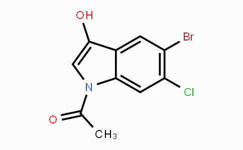 CAS No. 90766-88-4, 1-Acetyl-5-bromo-6-chloro-1H-indol-3-ol