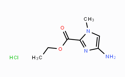 CAS No. 180258-46-2, 4-Amino-1-methyl-1H-imidazole-2-carboxylic acid-ethyl ester HCl