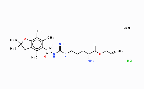 CAS No. 943986-60-5, H-D-Arg(Pbf)-allyl ester HCl