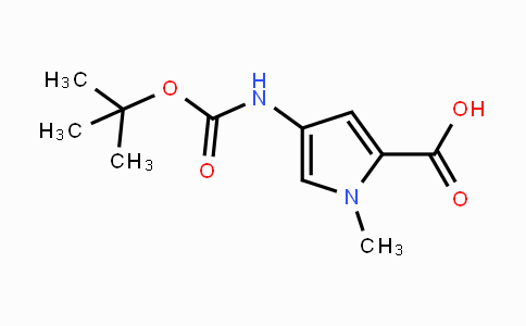 CAS No. 77716-11-1, 4-(Boc-amino)-1-methyl-1H-pyrrole-2-carboxylic acid