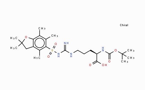 186698-61-3 | N-叔丁氧羰基-2,2,4,6,7-五甲基二氢苯并呋喃-5-磺酰-D-精氨酸