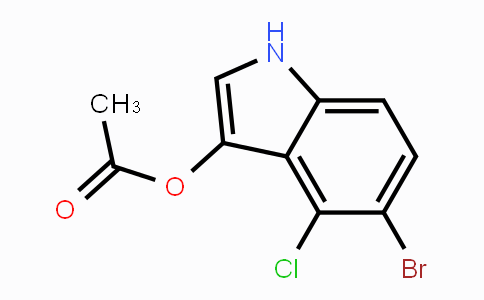 CAS No. 3252-36-6, 5-Bromo-4-chloro-1H-indol-3-yl acetate