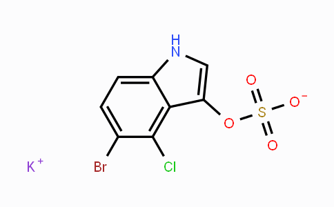 CAS No. 6578-07-0, 5-Bromo-4-chloro-1H-indol-3-yl sulfate potassium salt