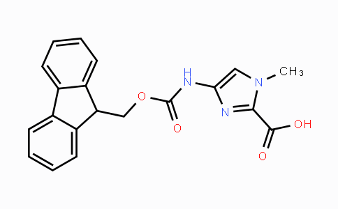 CAS No. 252206-28-3, 4-(Fmoc-amino)-1-methyl-1H-imidazole-2-carboxylic acid