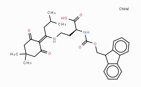 MC437229 | 607366-21-2 | N-芴甲氧羰基-N'-[1-(4,4-二甲基-2,6-二氧代环己-1-亚基)-3-甲基丁基]-L-2,4-二氨基丁酸