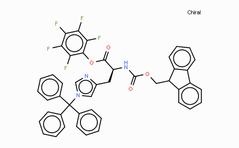 CAS No. 109434-24-4, Nα-芴甲氧羰基-Nim-三苯甲基-L-组氨酸五氟苯酯