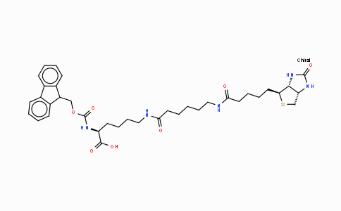 160158-05-4 | Fmoc-Lys(biotinyl-ε-aminocaproyl)-OH