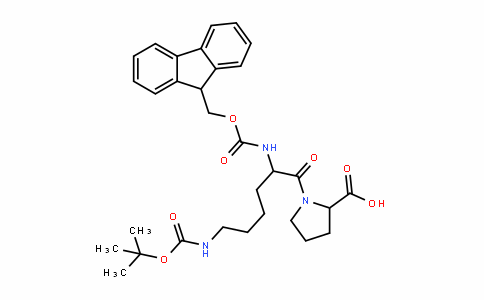 CAS No. 130445-10-2, Fmoc-Lys(Boc)-Pro-OH