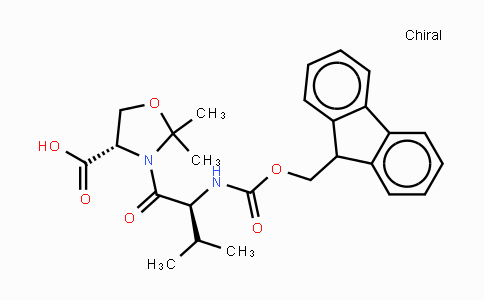 MC437636 | 186023-49-4 | (4S)-3-[(2S)-2-[[芴甲氧羰基]氨基]-3-甲基-1-氧代丁基]-2,2-二甲基-4-恶唑烷羧酸