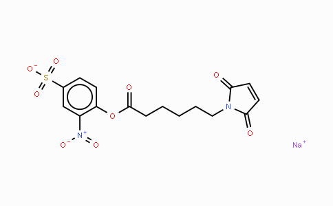 CAS No. 101554-76-1, ε-Maleimidocaproic acid-(2-nitro-4-sulfo)-phenyl ester sodium salt