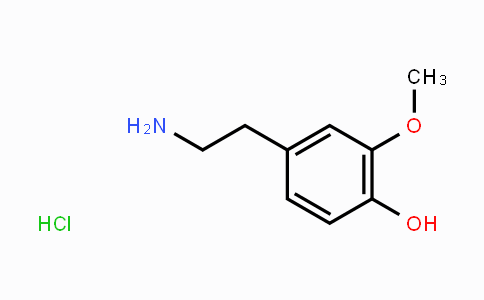 CAS No. 1477-68-5, 3-Methoxytyramine HCl