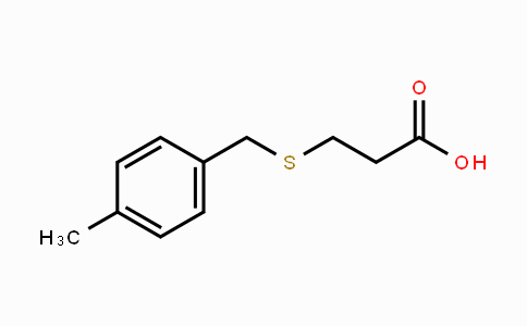 CAS No. 78981-22-3, 3-(4-Methyl-benzylsulfanyl)-propionic acid