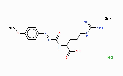 CAS No. 442158-31-8, N-(4-Methoxyphenylazoformyl)-Arg-OH HCl
