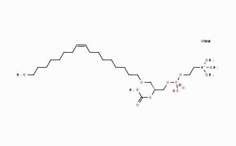 CAS No. 85966-90-1, 1-O-(cis-9-Octadecenyl)-2-O-acetyl-sn-glycero-3-phosphocholine