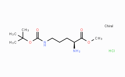 DY438050 | 2480-96-8 | (2S)-2-氨基-5-[(叔丁氧羰基)氨基]戊酸甲酯盐酸盐
