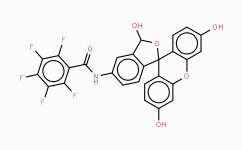 CAS No. 209540-56-7, 5-(Pentafluorobenzoylamino)fluorescein