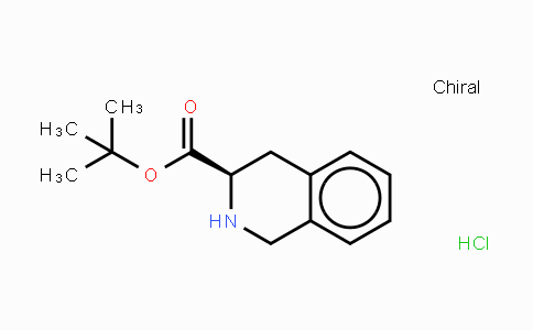 CAS No. 103733-29-5, D-1,2,3,4-Tetrahydroisoquinoline-3-carboxylic acid-t-butyl ester HCl