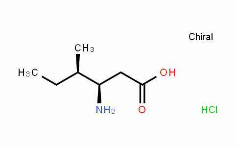 CAS No. 219310-10-8, H-β-HoIle-OH.HCl L-β-homoisoleucine?HCl