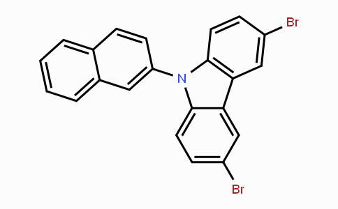 CAS No. 1221237-83-7, 9-(2-naphthalenyl)-3,6-DibroMo-9H-carbazole