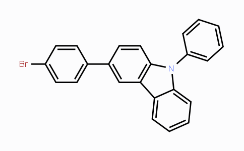 CAS No. 1028647-93-9, 3-(4-Bromophenyl)-9-phenyl-9H-carbazole