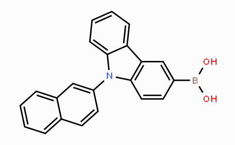 CAS No. 1133057-98-3, [9-(2-Naphthalenyl)-9H-carbazol-3-yl]-boronic acid