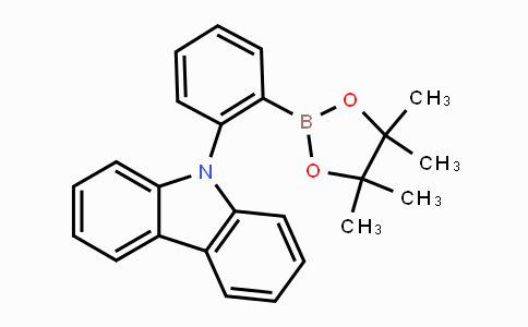 CAS No. 1357634-60-6, 9-[2-(4,4,5,5-Tetramethyl-1,3,2-dioxaborolan-2-yl)phenyl]-9H-carbazole