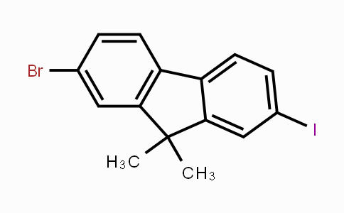 CAS No. 319906-45-1, 2-Bromo-7-iodo-9,9-dimethylfluorene