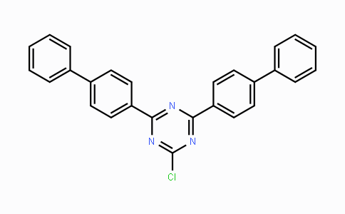 CAS No. 182918-13-4, 2,4-Bis([1,1'-biphenyl]-4-yl)-6-chloro-1,3,5-triazine