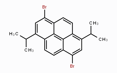 CAS No. 869340-02-3, 1,6-Diisopropyl-3,8-dibromopyrene