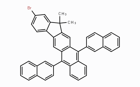MC440118 | 1196107-75-1 | 2-Bromo-13,13-dimethyl-6,11-di-2-naphthalenyl-13H-indeno[1,2-b]anthracene
