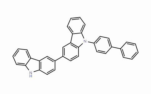 CAS No. 1346669-48-4, 9-[1,1'-biphenyl]-4-yl-3,3'-Bi-9H-carbazole