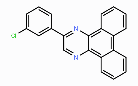 CAS No. 1677677-90-5, 2-(3-chlorophenyl)dibenzo[f,h]quinoxaline