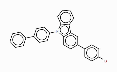 CAS No. 1028648-25-0, 9-(1,1-bipheny)-4-yl-3-(4-bromophenyl)carbazole